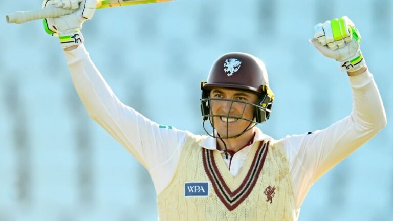 Tom Banton Inches Towards Cricketing History With Triple Century